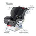 Britax Marathon Clicktight Convertible Car Seat - Mod Black