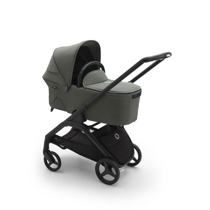  Bugaboo Dragonfly Stroller and Bassinet Complete - Black / Forest Green / Forest Green