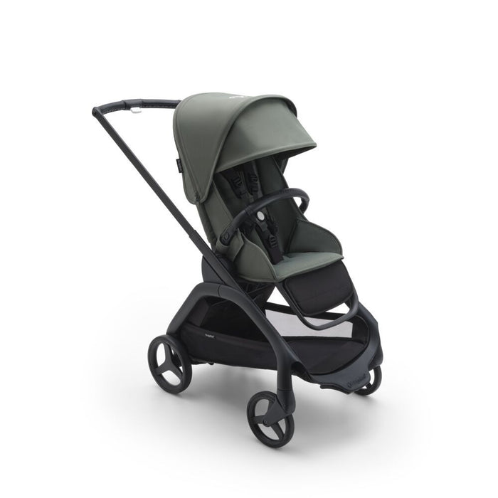  Bugaboo Dragonfly Stroller and Bassinet Complete - Black / Forest Green / Forest Green