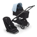 Bugaboo Dragonfly Stroller and Bassinet Complete - Graphite / Black / Skyline Blue