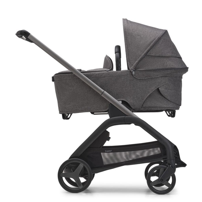  Bugaboo Dragonfly Stroller and Bassinet Complete - Graphite / Grey Melange / Grey Melange