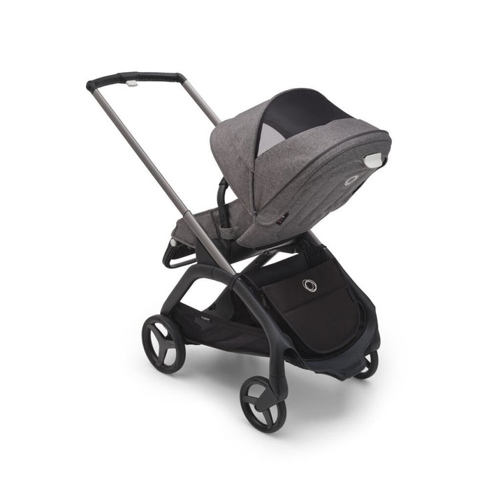  Bugaboo Dragonfly Stroller and Bassinet Complete - Graphite / Grey Melange / Grey Melange