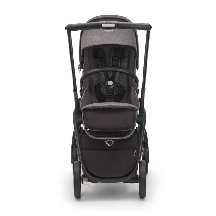  Bugaboo Dragonfly Stroller and Bassinet Complete - Graphite / Grey Melange / Grey Melange