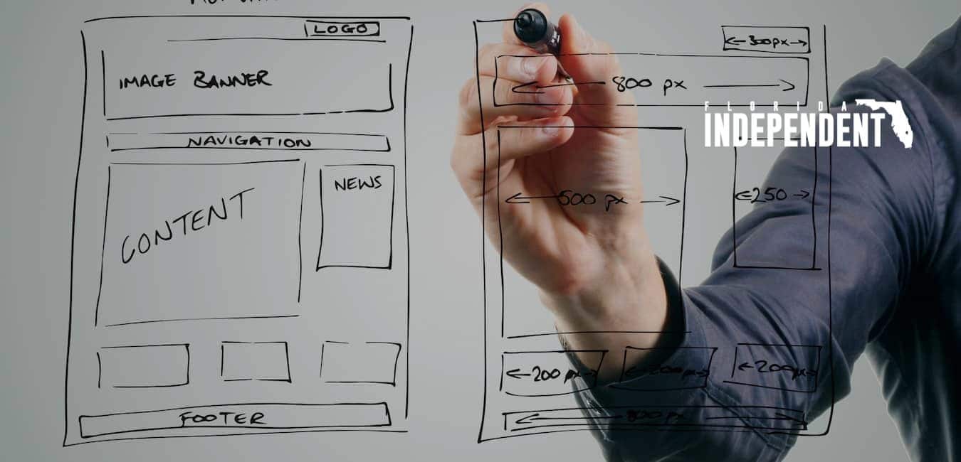 What is a storyboard in web design