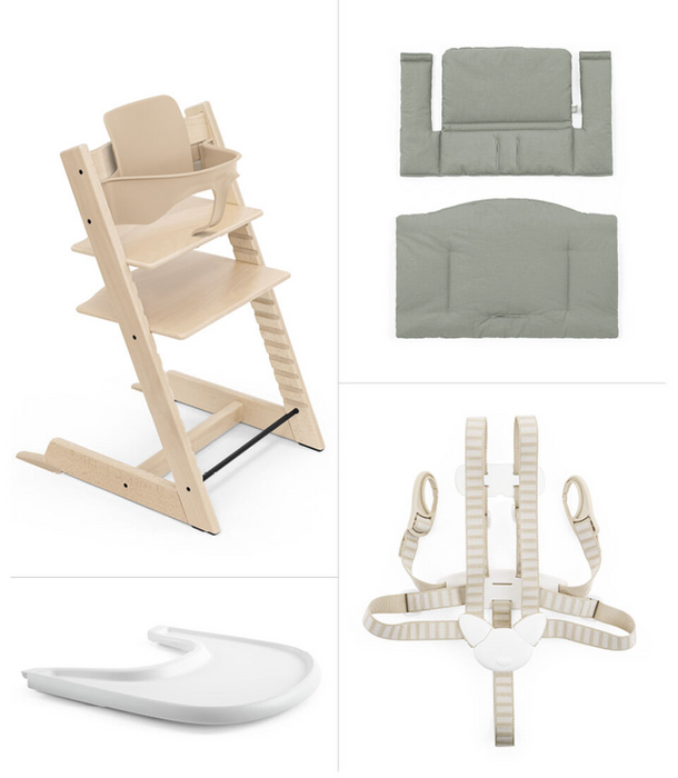 Stokke Tripp Trapp High Chair Bundle Complete