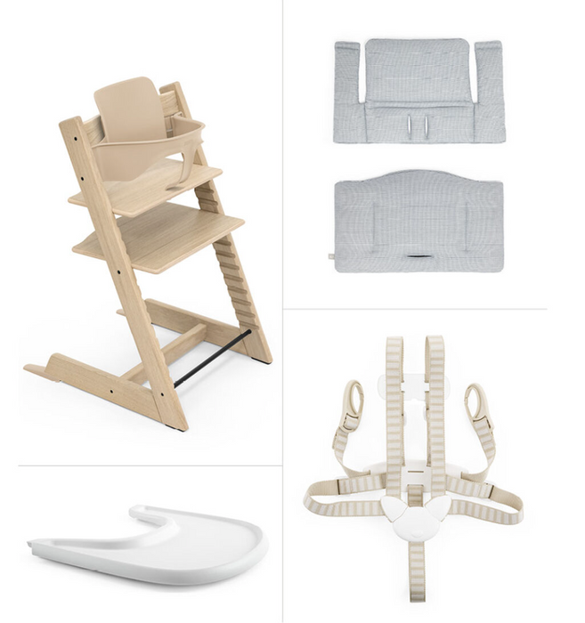 Stokke Tripp Trapp High Chair Bundle Complete