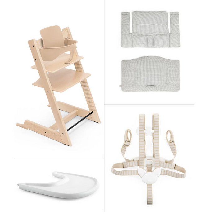 Stokke Tripp Trapp High Chair Bundle Complete